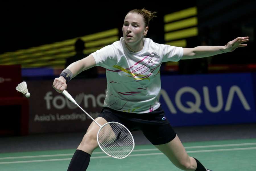 Line Kjaersfeldt is ready for the final in Swiss Open