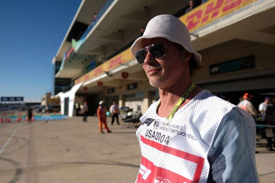 Brad Pitt briefs team bosses as F1 movie picks up speed