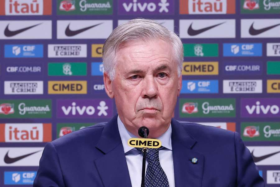 Carlo Ancelotti, técnico da Seleção Brasileira Carlo Ancelotti, técnico da Seleção Brasileira