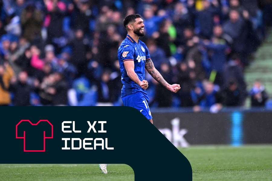 Mauro Arambarri celebra sus goles ante el Atleti