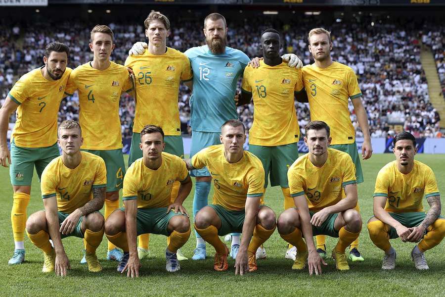 Les Socceroos le 25 septembre dernier lors d'un amical face à la Nouvelle-Zélande.