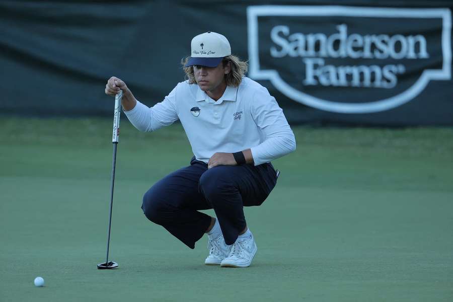 Higgo in action at the Sanderson Farms Championship