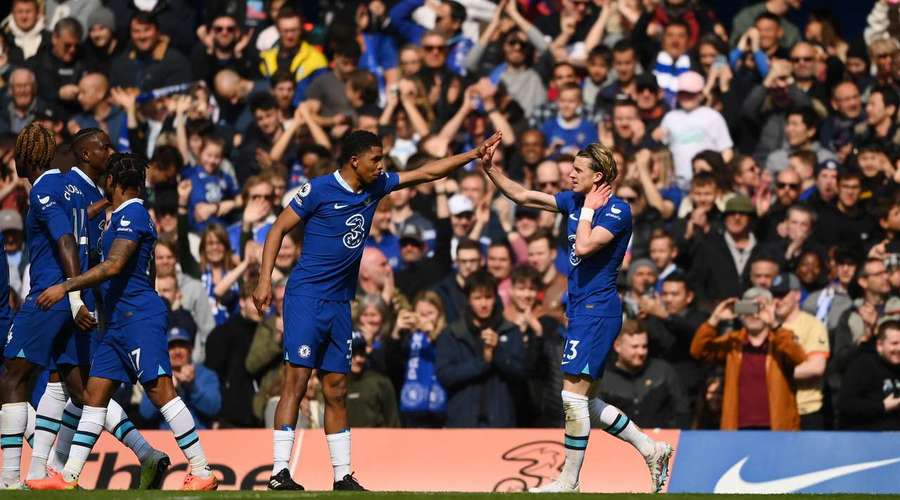 Conor Gallagher gives Chelsea the lead Conor Gallagher gives Chelsea the lead