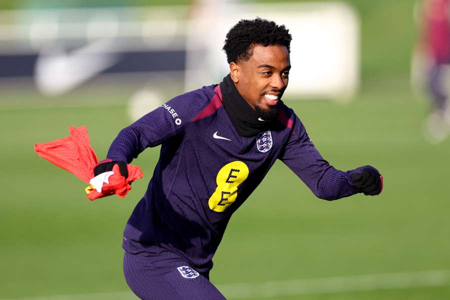 Angel Gomes avec l'Angleterre en 2024.