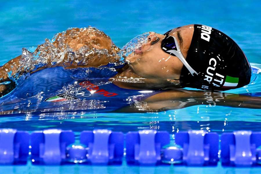 Curtis is just 18 years old but has already represented Italy at the Olympic Games