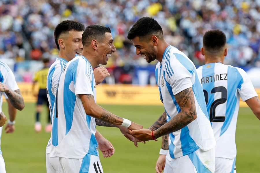 Romero e Di Maria jogaram juntos na seleção