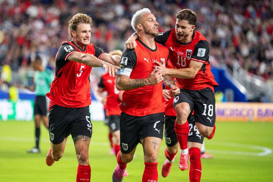 Marko Arnautovic jubelt über das 2:1. Marko Arnautovic jubelt über das 2:1.