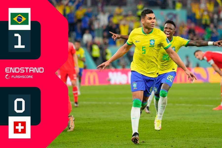 Brasilien schlägt die Schweiz und zieht vorzeitig in die nächste Runde ein