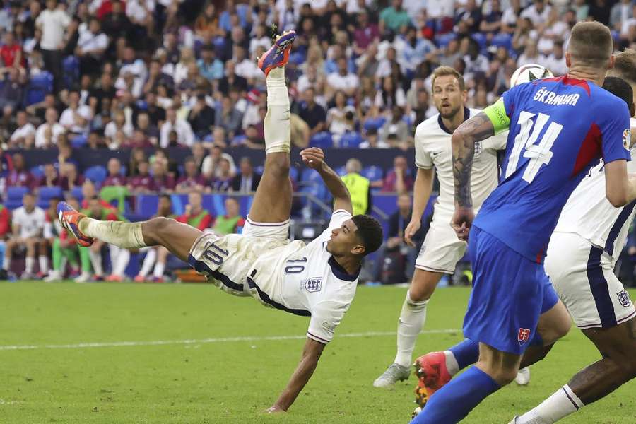 Bellingham scored a last-gasp bicycle kick