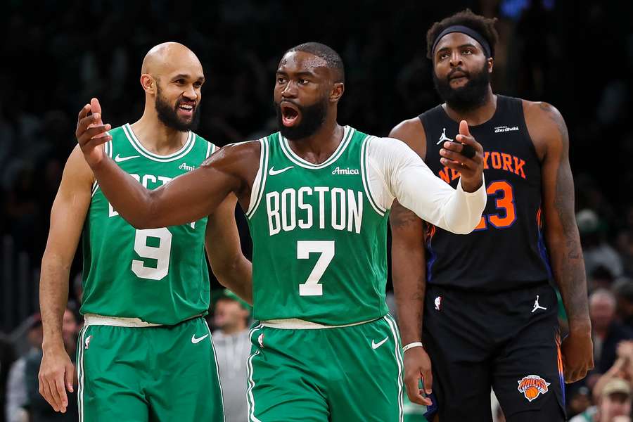 Jaylen Brown was a key figure for the Boston Celtics in their win on Tuesday.
