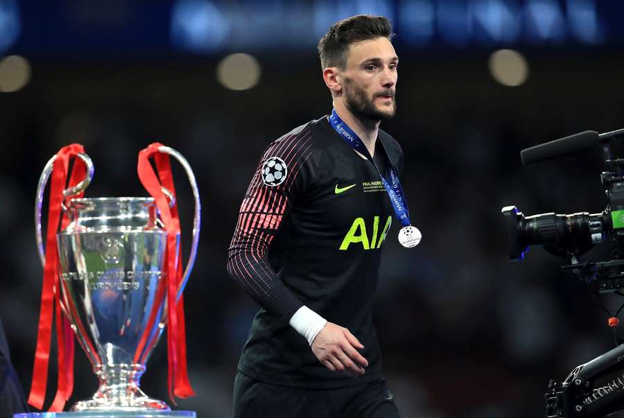 Hugo Lloris after the 2019 Champions League final