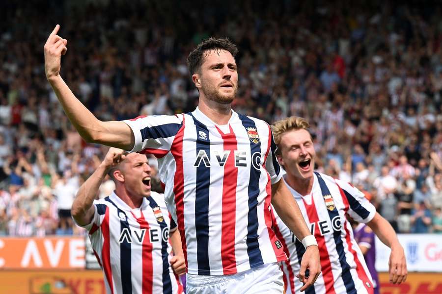 Kyan Vaesen is met twee treffers en één assist de clubtopscorer van Willem II