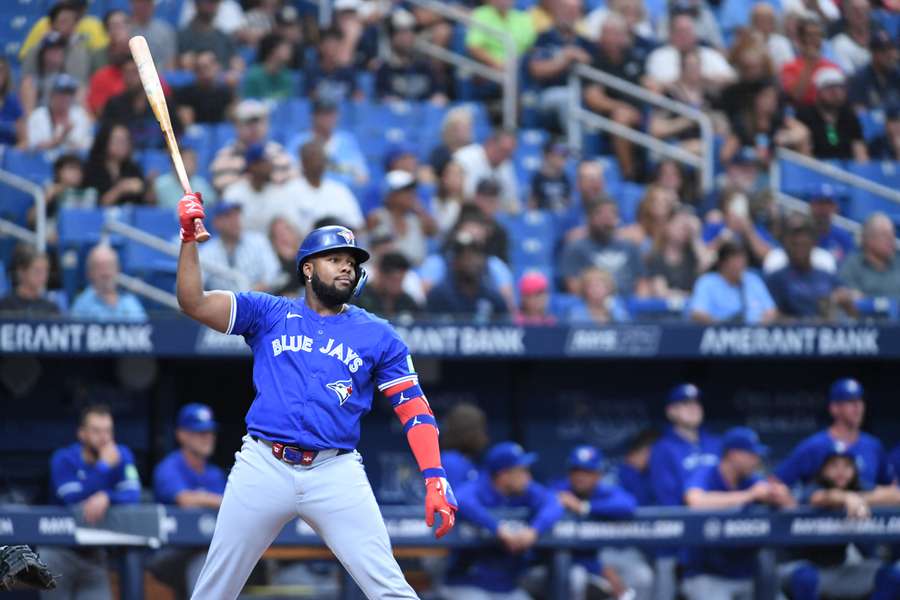 Toronto Blue Jays' Vlad Guerrero Jr. posing after a home run (2024)