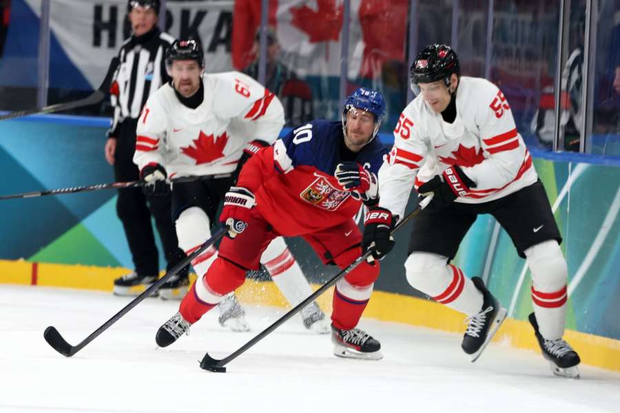 Mark Stone, Roman Červenka a Colton Parayko na OH 2026 v Miláně.