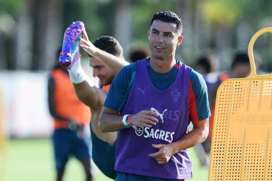 Boa disposição marcou o primeiro treino nos EUA Boa disposição marcou o primeiro treino nos EUA