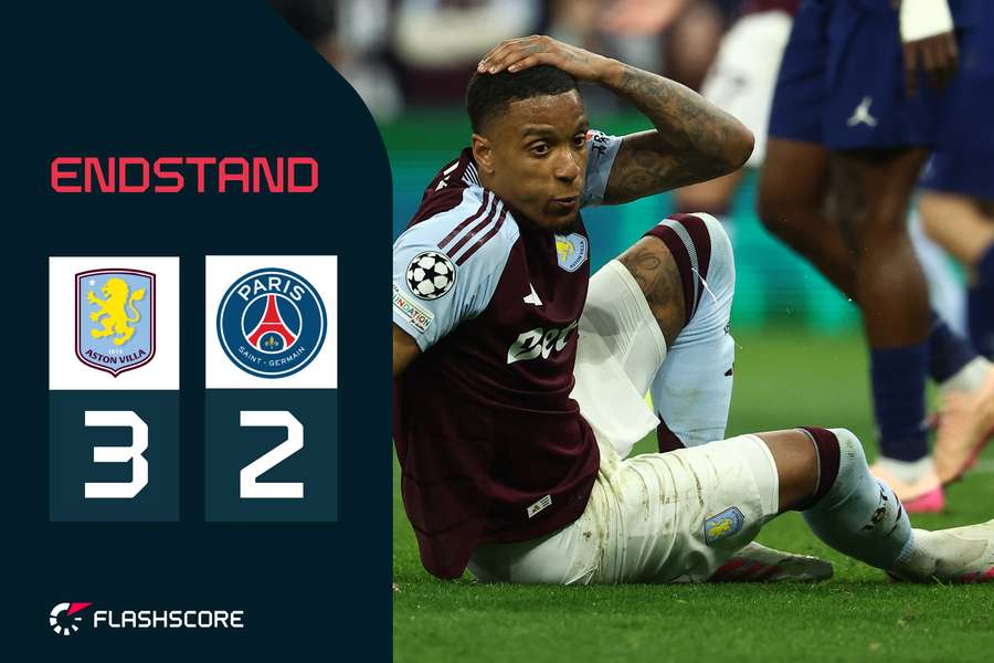 Ezri Konsa traf zum 3:2 - doch es war für Villa am Ende nicht genug