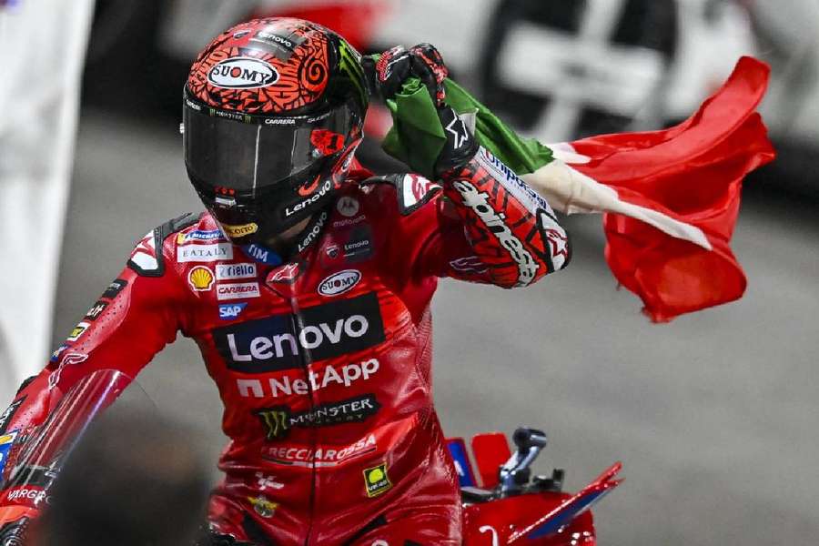 Pecco Bagnaia ha vinto il GP del Qatar a inizio stagione