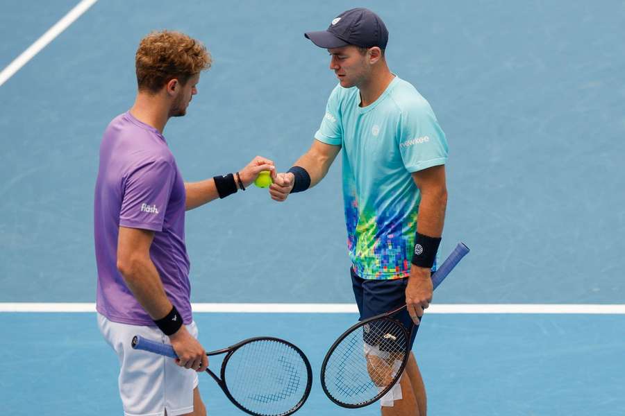 Yannick Hanfmann (l.) und Dominik Koepfer (r.).