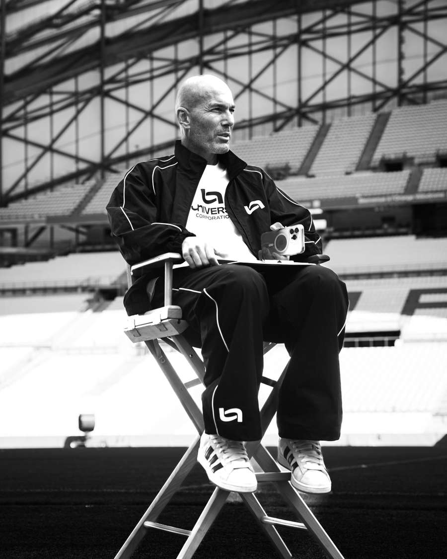 Zinedine Zidane en el Velódromo