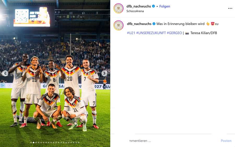 Die deutsche U21 feiert die EM-Quali Die deutsche U21 feiert die EM-Quali
