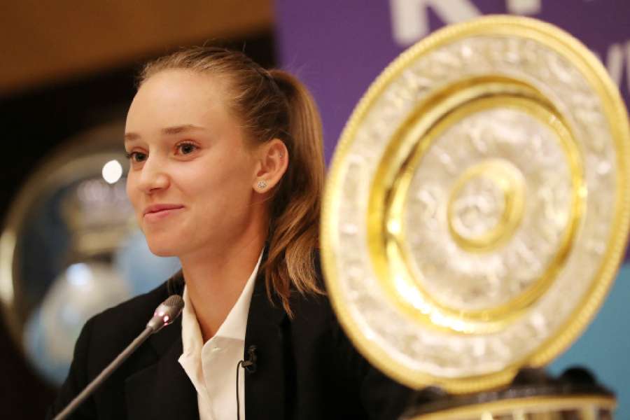 Rybakina is the reigning Wimbledon champion