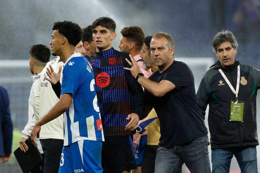 Hansi Flick (r.) ist spanischer Meister