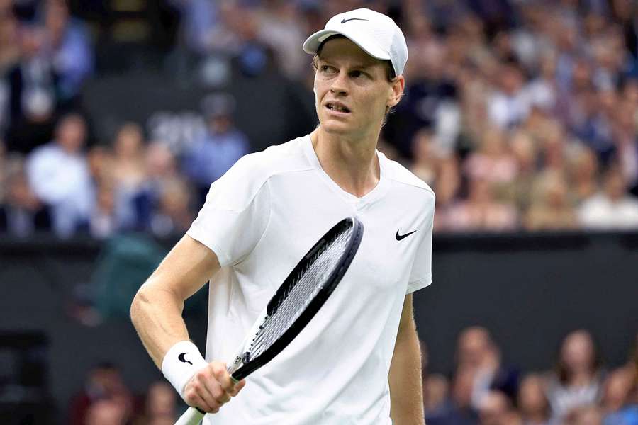Sinner à Wimbledon en 2024.