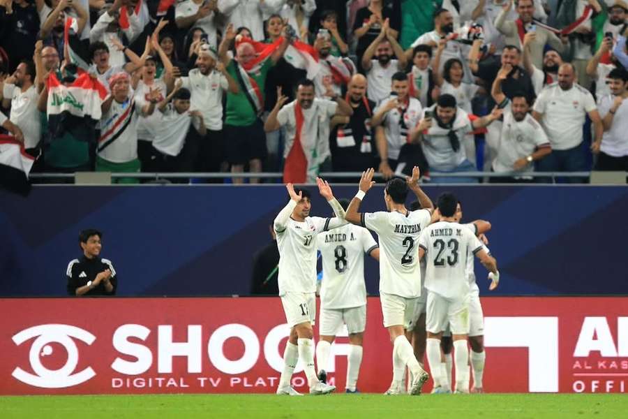 A seleção iraquiana enfrenta dificuldades