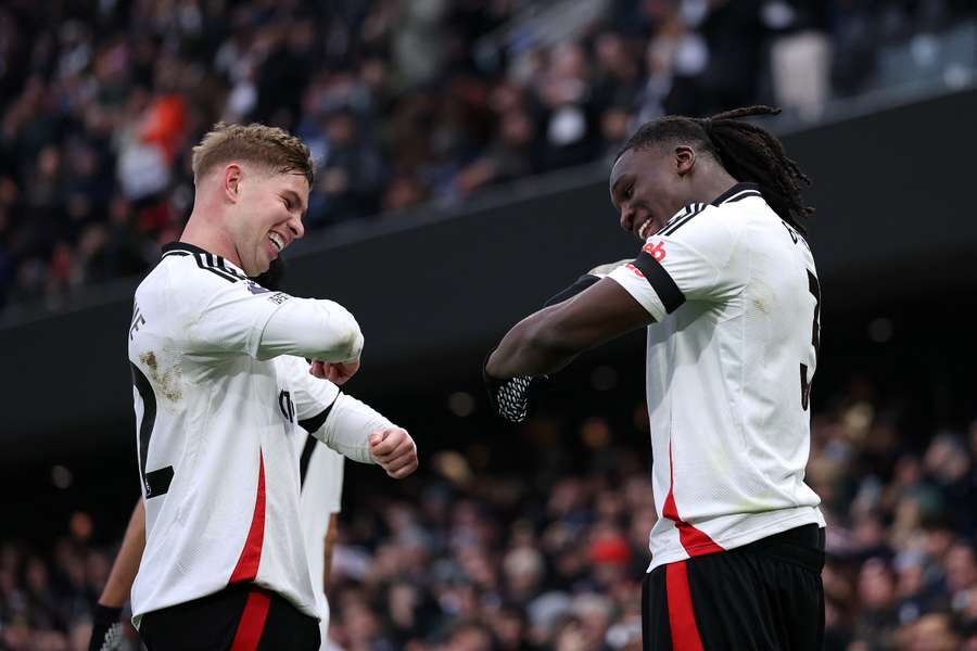 Calvin Bassey (r) and Emile Smith Rowe each scored goals