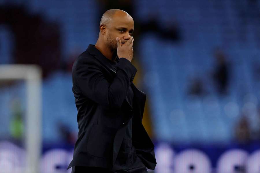 A equipa de Kompany não vence há três jogos