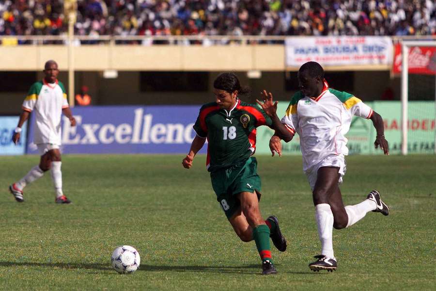 Senegal edged Morocco in qualifiers for the 2002 World Cup