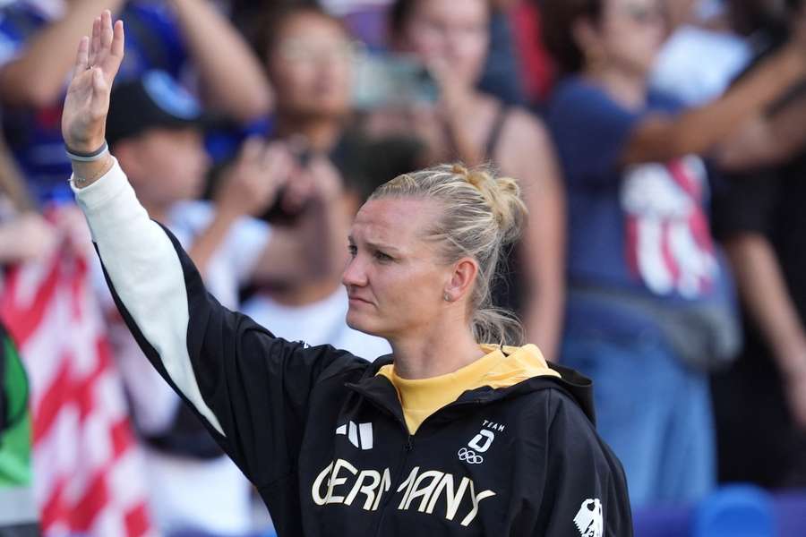 Alexandra Popp hat bei Olympia in Paris wohl ihr letztes großes Turnier für die DFB-Elf absolviert.