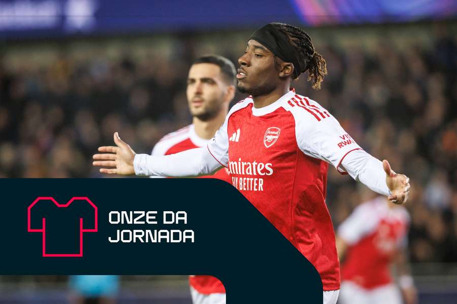 Madueke brilhou pelo Arsenal frente ao Club Brugge Madueke brilhou pelo Arsenal frente ao Club Brugge