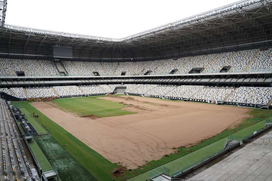 A Arena MRV terá gramado sintético a partir de 2025