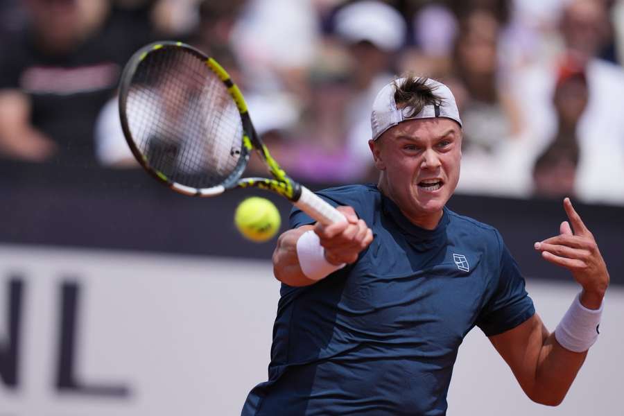 Holger Rune lost against Corentin Moutet in Rome