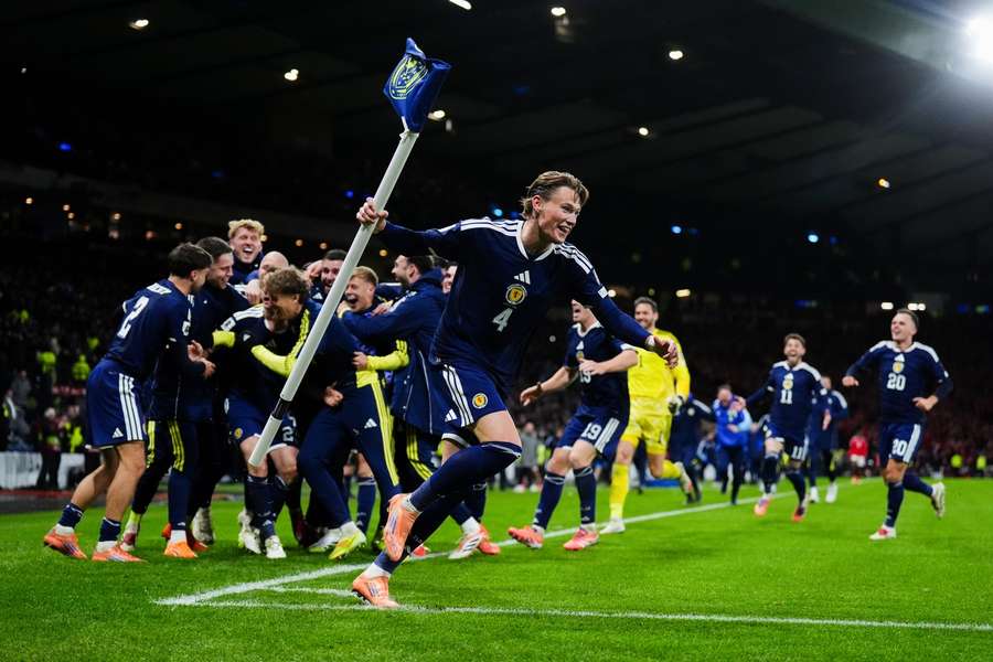 Scotland's Scott McTominay celebrates