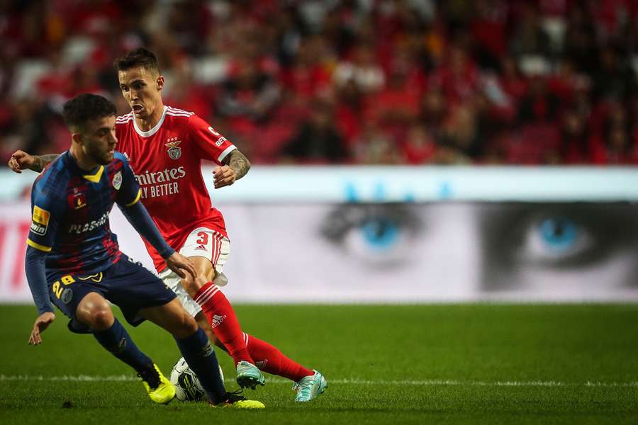 Grimaldo marcou o 2-0 do Benfica aos 10 minutos