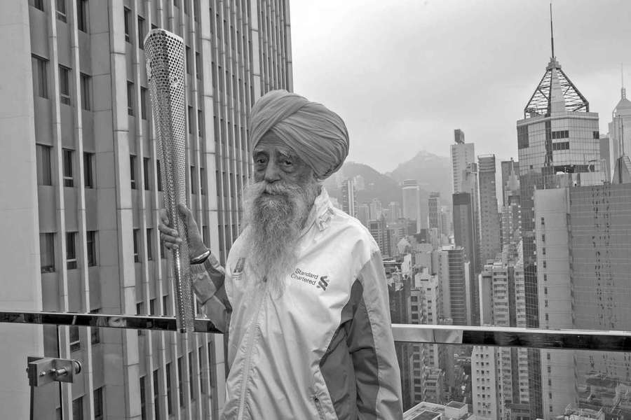 Fauja Singh lief noch mit über 100 Jahren Marathon