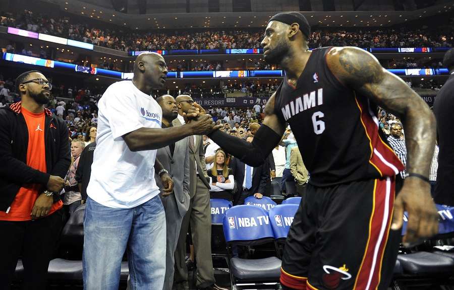 Lebron James y Michael Jordan, los dos mejores jugadores de la historia de la NBA