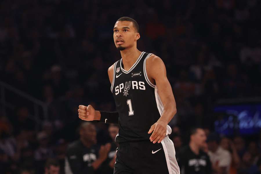 Wembanyama nasázel ve třetím finále NBA 32 bodů. Wembanyama nasázel ve třetím finále NBA 32 bodů.