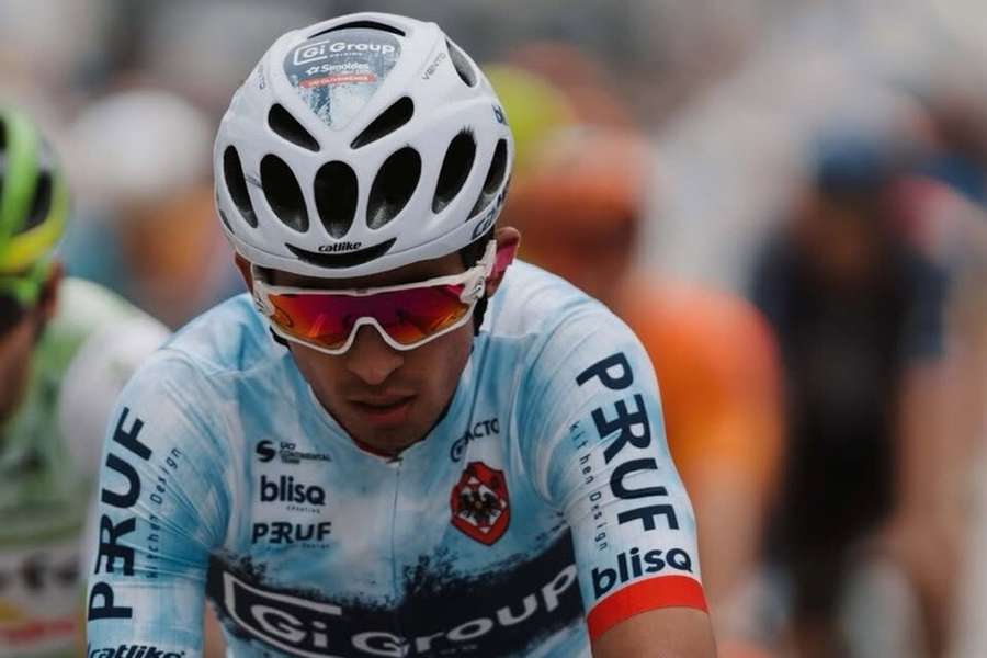 Colombiano Adrián Bustamante, ciclista da Gi Group Holding - Simoldes -UDO