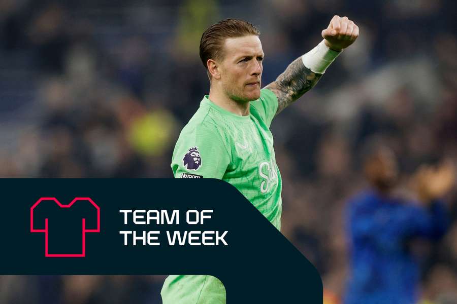 Everton goalkeeper Jordan Pickford