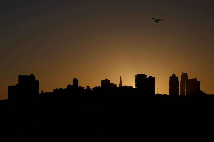 O sol nasce em São Francisco, dias antes do Super Bowl O sol nasce em São Francisco, dias antes do Super Bowl