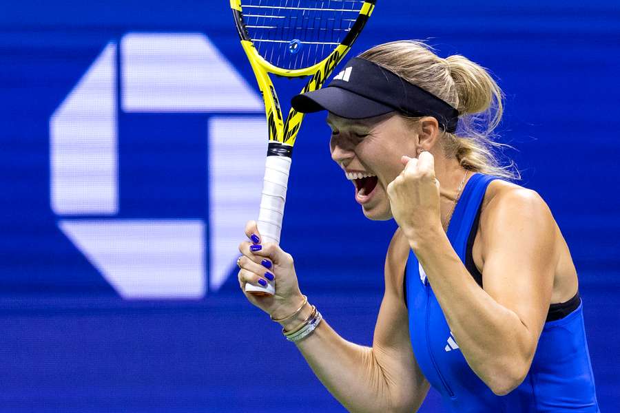 Wozniacki fortsætter foran de mange tilskuere i USA.