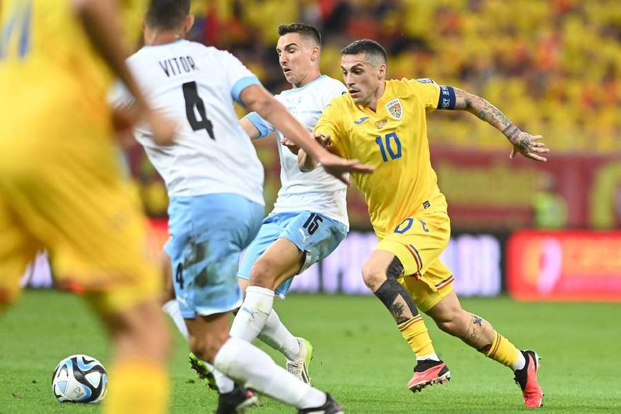 În tur, România și Israel au încheiat la egalitate, scor 1-1