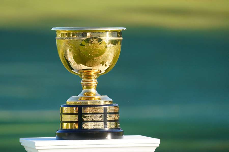 The Presidents Cup trophy
