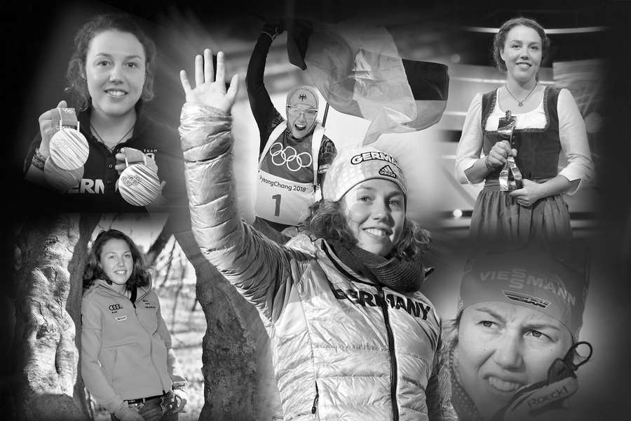 Dahlmeier gewann neben ihren Olympiasiegen unter anderem sieben WM-Titel und den Gesamtweltcuc