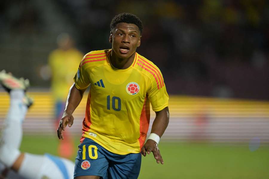 Óscar Perea marcou o golo da Colômbia.
