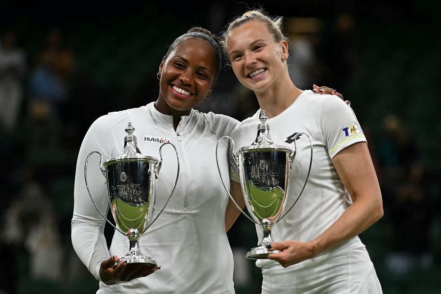 Kateřina Siniaková a Taylor Townsendová ovládly Wimbledon v roce 2024.
