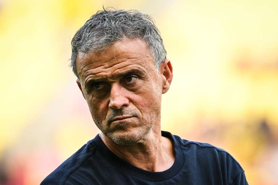 PSG confirmed Luis Enrique had a bike accident on Friday